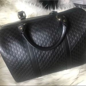 Beautiful Gucci Boston Bag Black